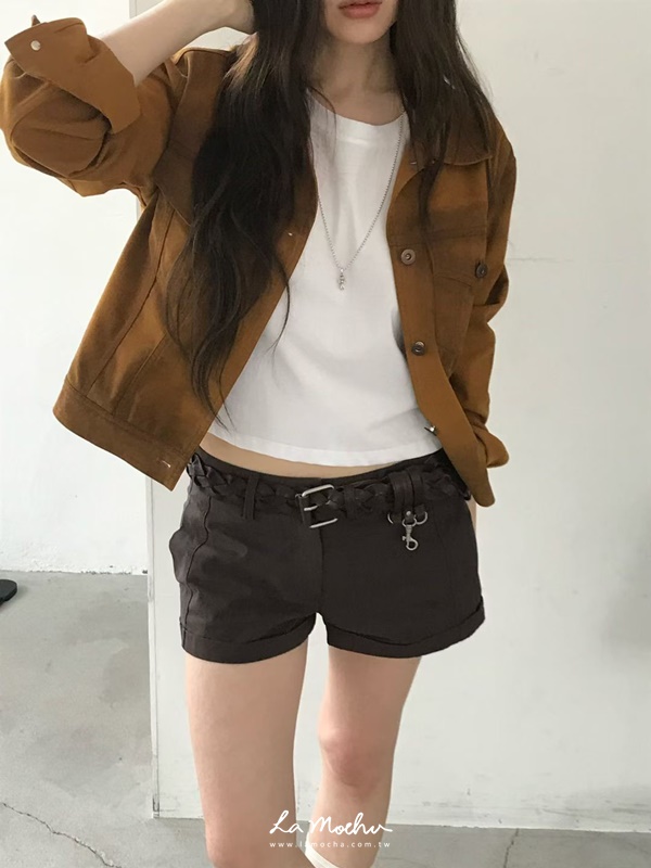 顯直腿迷你小短褲